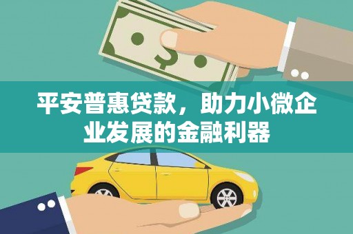 达日平安普惠贷款，助力小微企业发展的金融利器