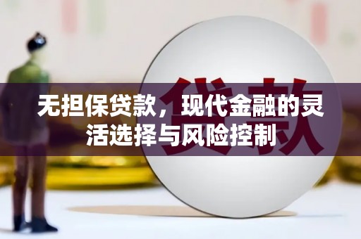 达日无担保贷款，现代金融的灵活选择与风险控制