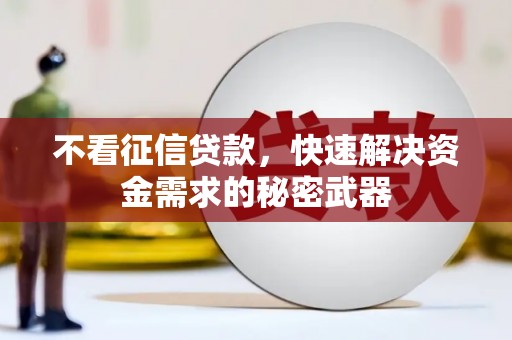达日不看征信贷款，快速解决资金需求的秘密武器