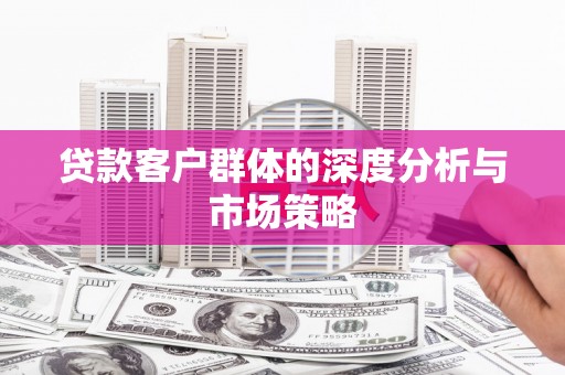 达日贷款客户群体的深度分析与市场策略