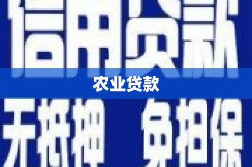 达日农业贷款