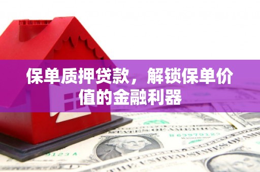 达日保单质押贷款，解锁保单价值的金融利器