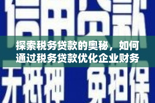 达日探索税务贷款的奥秘，如何通过税务贷款优化企业财务