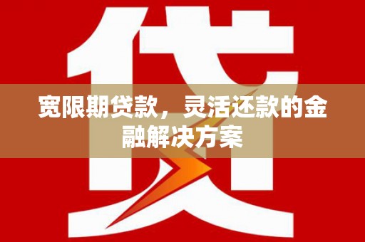 达日宽限期贷款，灵活还款的金融解决方案