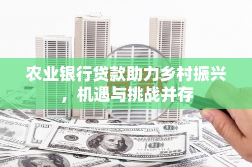 达日农业银行贷款助力乡村振兴，机遇与挑战并存