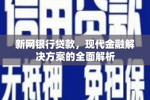 达日新网银行贷款，现代金融解决方案的全面解析