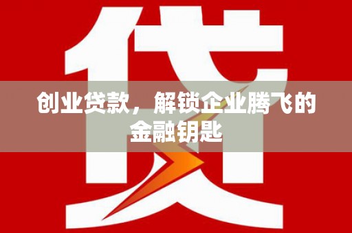 达日创业贷款，解锁企业腾飞的金融钥匙